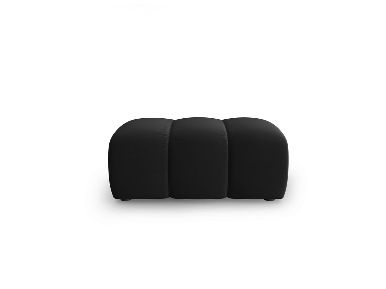 Taburet, Lupine, Micadoni Home, BL, 90x87x40 cm, catifea, negru - imagine 5